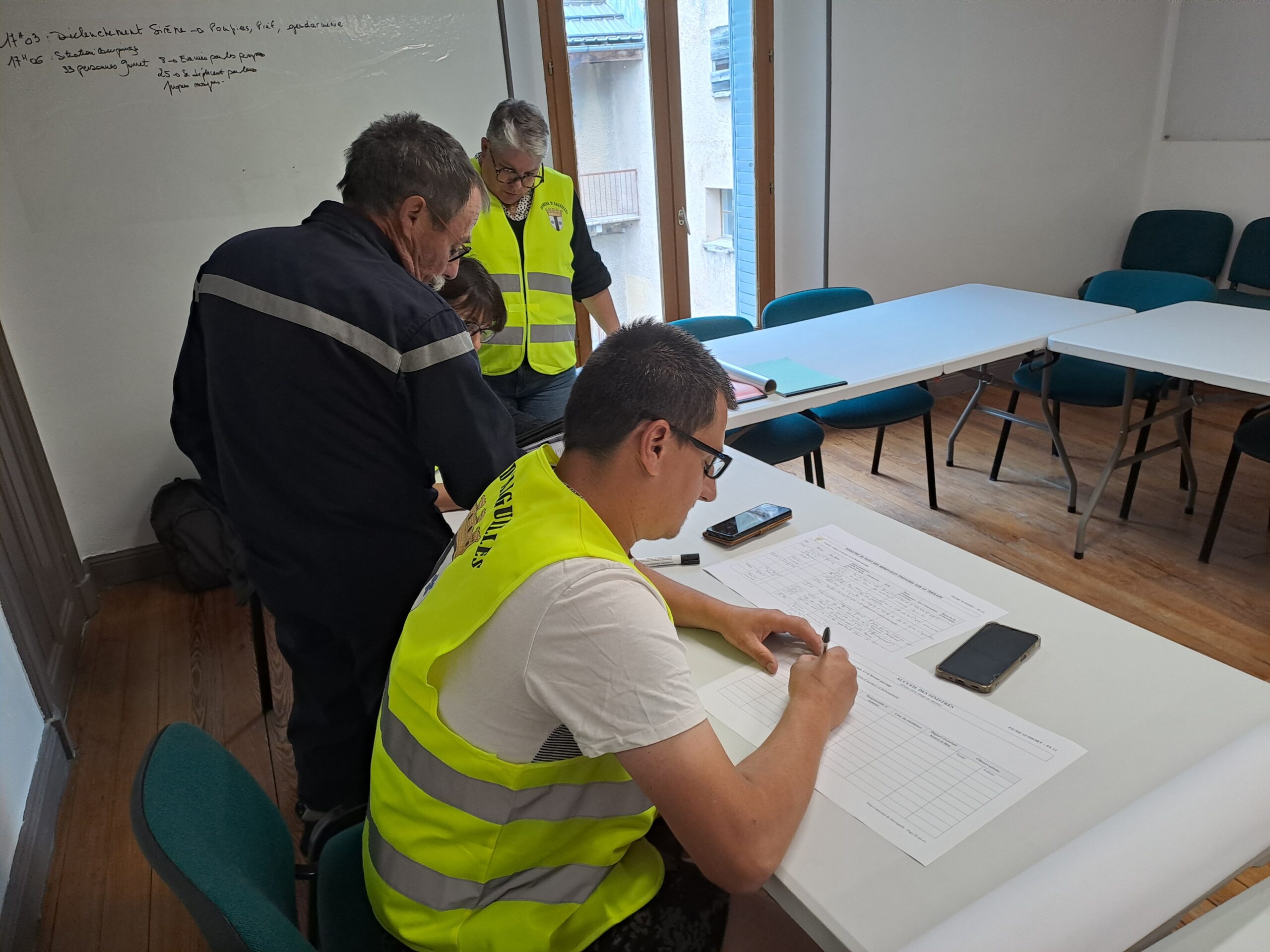 Exercices de gestion de crise dans les communes du Queyras