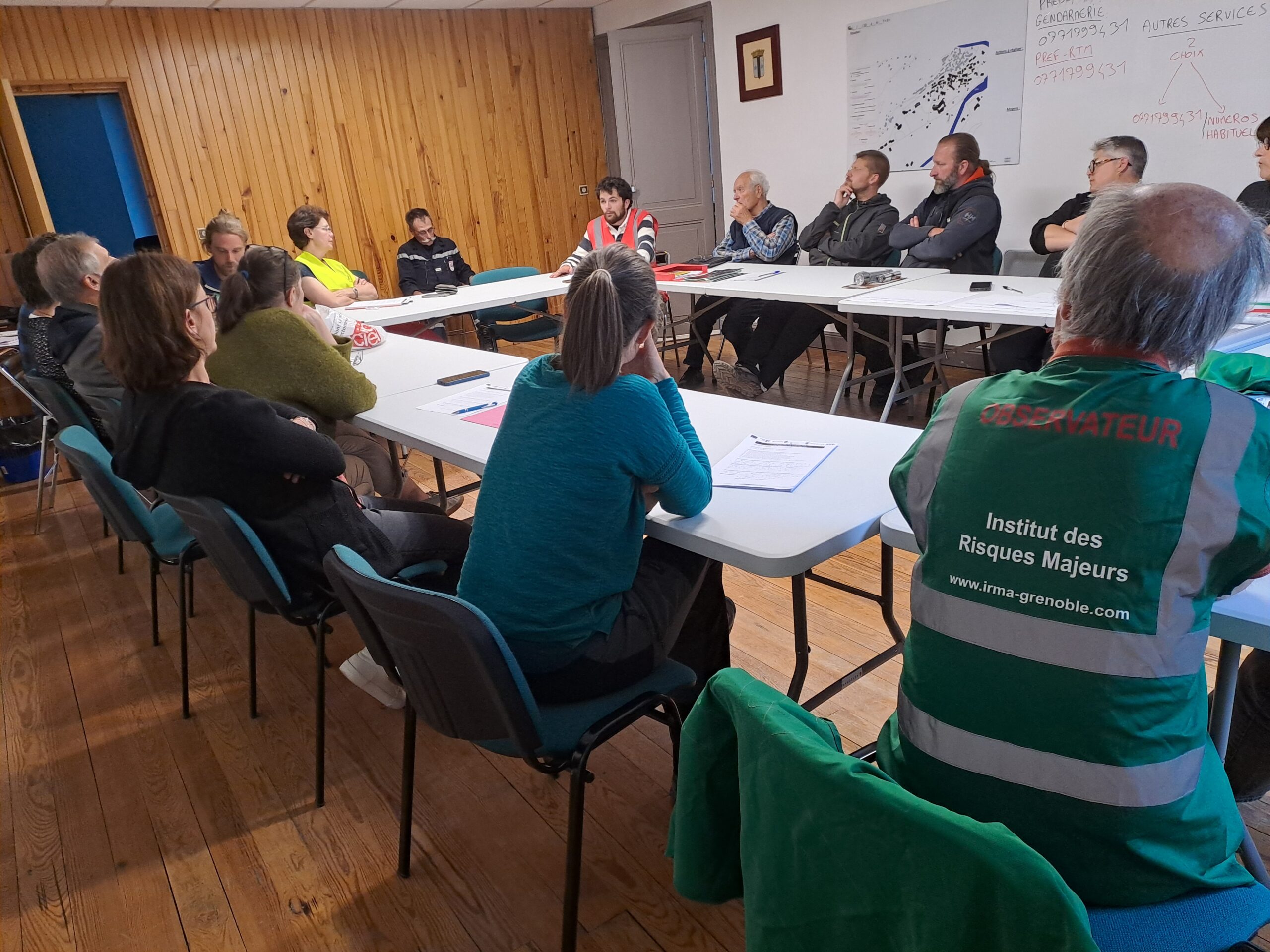 Exercices de gestion de crise dans les communes du Queyras
