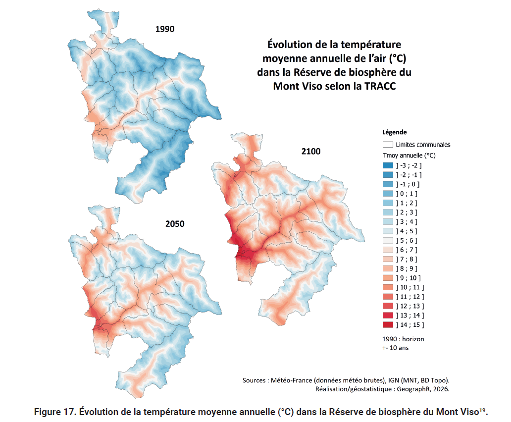 illustration évolution temperature